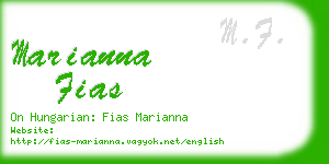 marianna fias business card